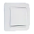 Выключатель Makel Lillium 1-клав.10A пластик проходной белый 70005 (1/12)