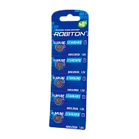 Батарейка Robiton STANDARD G9/LR936/LR45/394A/194 BL5 Alkaline 1.5V 0%Hg 