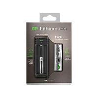 З/У для аккумуляторов GP L111 Li-ion 1 слот + 1x18650 2600mAh (1/24)