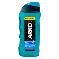 Гель для душа мужской Arko COOL 2в1 260мл (1/12)