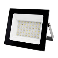 Прожектор светодиодный Ultraflash LFL-5002 C02 50W 230V IP65 6500К холодный черный (1/20)