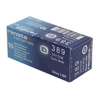 Батарейка Renata 389 (SR1130W) Silver Oxide 1.55V (1/10/100)