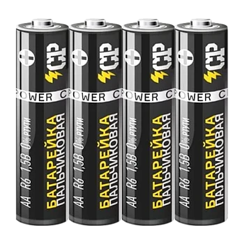 Батарейка Crazy Power R6 AA Shrink 4 Heavy Duty 1.5V (4/60/1200)