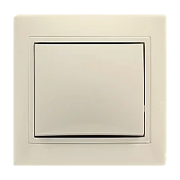 Выключатель Smartbuy "Венера" 1-клав.10A бежевый (1/10)