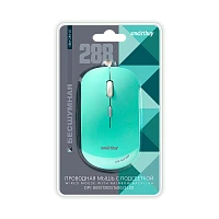 Мышь проводная Smartbuy 288 бесшумная зеленый (1/40)