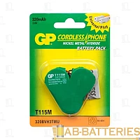 Аккумулятор для радиотелефонов GP T115M BL1 NI-CD 320mAh (1/10/200)
