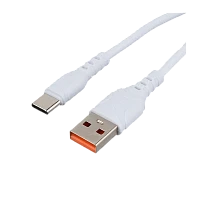 Кабель GoPower GP06T USB (m)-Type-C (m) 1м 2.4A ПВХ белый (1/200/800)