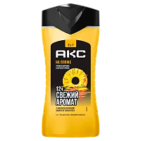Гель для душа мужской AXE На пляже 3 в 1 250мл (1/6)