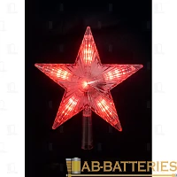 Фигурка Космос "Звезда на ёлку" 10LED красный (1/10)