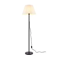 Торшер Ultraflash UF-447 40W с тканевым абажуром на основании