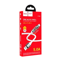 Кабель HOCO U136 USB (m)-Type-C (m) 1.2м 5.0A TPE белый