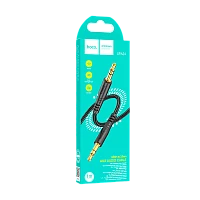 Кабель AUX HOCO UPA24 Jack 3.5mm (m)-Jack 3.5mm (m) 1м нейлон черный (1/420) 