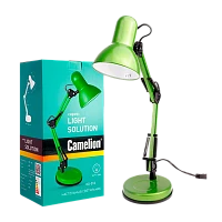 Светильник настольный Camelion KD-313 40W 230V E27 на основании зеленый (1/6)