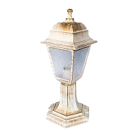 Светильник садово-парковый Camelion PP4204 "Оскар" 60W 230V E27 IP44 пост топ белый (1/8)