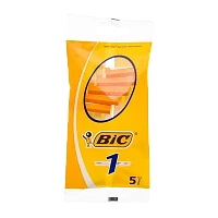 Бритва одноразовая BIC "БИК 1 Normal" 1 лезвие 5шт. (1/40)