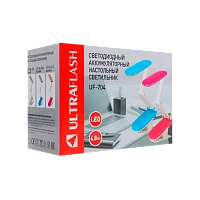 Светильник настольный Ultraflash UF-704 4.8W 230V 24LED прищепка белый