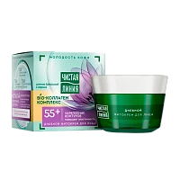 Крем для лица Чистая линия дневной Шлемник Морошка Дневной 55+ 45мл (1/12)