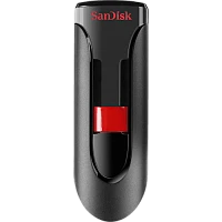 Флеш-накопитель SanDisk Cruzer Glide CZ60 128GB USB2.0 пластик черный 