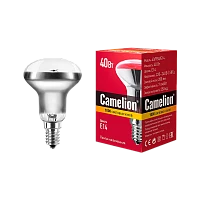 Лампа накаливания Camelion R50 E14 40W 220-240V рефлектор прозрачная (1/100)
