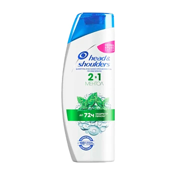 Шампунь Head&Shoulders Ментол 200мл 2 в 1 (1/6)