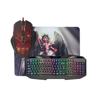 Набор клавиатура+мышь+коврик проводной Defender MKP-019 Anger игровой (1/10)