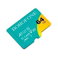 Карта памяти microSD Borofone 64GB Class10 A1 UHS-I (U3) 95 МБ/сек V30 (1/100)