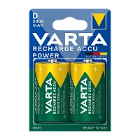 Аккумулятор предзаряженный RTU Varta R20 D BL2 NI-MH 3000mAh (2/20/100)