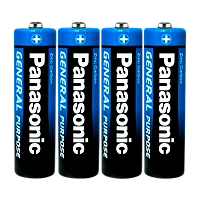 Батарейка Panasonic GENERAL Purpose R6 AA Shrink 4 1.5V (48/240)
