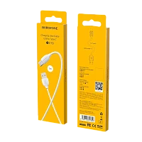 Кабель Borofone BX19 USB (m)-Type-C (m) 1м 3.0A ПВХ белый (1/648)