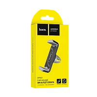 Держатель автомобильный HOCO CPH01 в воздуховод белый (1/268)