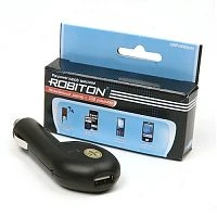 Зарядное устройство ROBITON USB1000/Auto (12-13.8В) 1000мА с USB входом BL1 (1/20/40)