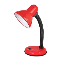Светильник настольный Ultraflash UF-301 60W 230V E27 на основании красный (1/20)