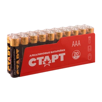 Батарейка Старт LR03 AAA Shrink 20 Alkaline 1.5V (20/40/720)