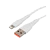 *Кабель GoPower GP07L USB (m)-Lightning (m) 2.4A силикон белый (1/200/800) 