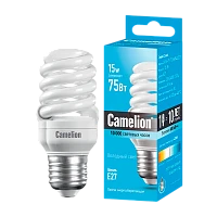 Лампа энергосберегающая Camelion T2 E27 15W 4200К 220-240V спираль (1/5/25/100)