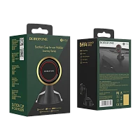 Держатель автомобильный Borofone BH14 присоска магнит черный (1/100)