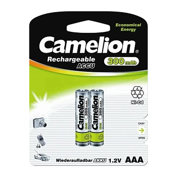 Аккумулятор бытовой Camelion HR03 AAA BL2 Ni-Cd 300mAh (2/24/480)