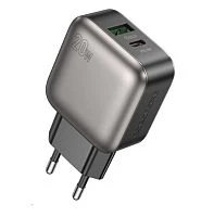 Сетевое З/У Borofone BAS54A 1USB+1Type-C 3.0A 20W PD,QC черный (1/72/288)