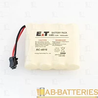Аккумулятор ET RC-4816VSM BL1 чёрный, 4.8V, 1600mAh, Ni-Mh (1/120)