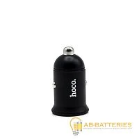 Автомобильное З/У HOCO Z30 2USB 3.1A черный (1/12/120)