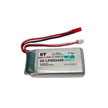 Аккумулятор ET 2S-LP903452-20CJ Li-Pol, 7.4V, 1500mAh (1/100)
