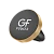 Держатель автомобильный GFPower CH-01 в воздуховод магнит золотой (1/300)