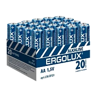 Батарейка Ergolux LR6 AA BOX20 ПРОМО Alkaline 1.5V (20/480)