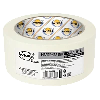 Клейкая лента Aviora 48мм*40м креппированная бумага/малярная лента (1/24)
