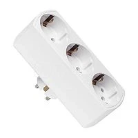 Разветвитель JAZZway AD-3G-T 3р.С/З 16A белый