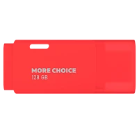 Флеш-накопитель MORE CHOICE MF128 128GB USB2.0 пластик красный