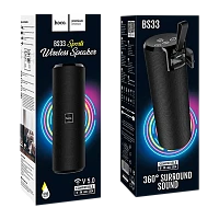 Портативная колонка HOCO BS33 bluetooth 5.0 IPX5 microSD черный (1/30)