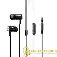 Наушники внутриканальные Borofone BM43 с микр. черный (1/76/304)