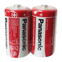 Батарейка Panasonic R14 C Shrink 2 Zinc Carbon 1.5V (2/24/120)