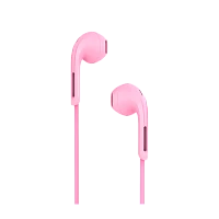 Наушники вставные HOCO M39 с микр. розовый (1/34/340)